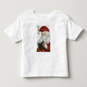 Jul GreetingSanta med kikare T-shirt