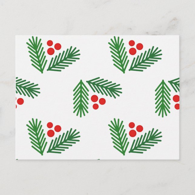 Jul-gren bär helg vykort (Framsida)