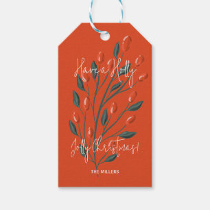 Jul Gren Jolly jul Presentetikett