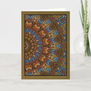 Jul Gren Mandala Helgkort