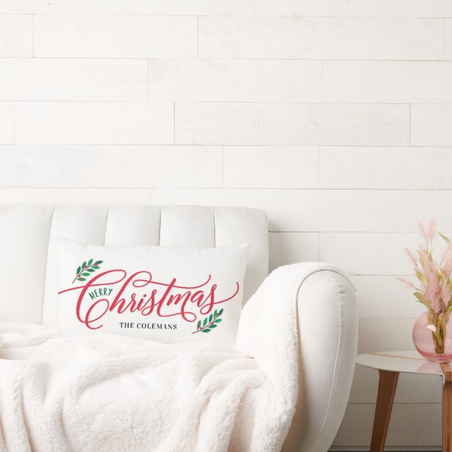 Jul Grenar Helgdag Anpassningsbar Dekorativ kudde (Soffa)