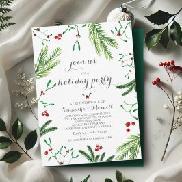 Jul Grey Party-inbjudan Inbjudningar