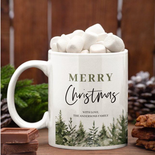 Jul Grönt Träd | GOD JUL Kaffemugg (Skapare uppladdad)