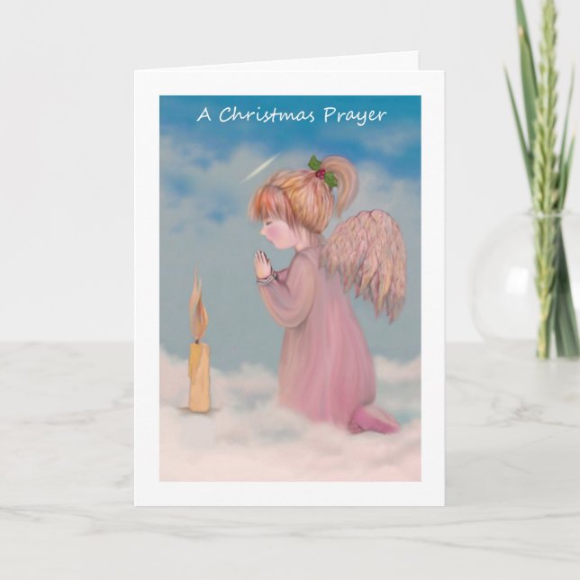 Jul Guardian Angel Helgkort (Framsida)
