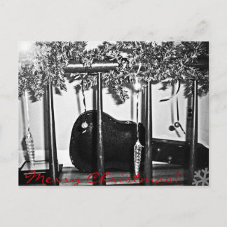 Jul Guitar Helg Vykort