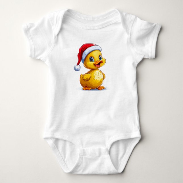 🎄🦆 Jul Gul Anka Babypresent ✨ T Shirt (Framsida)