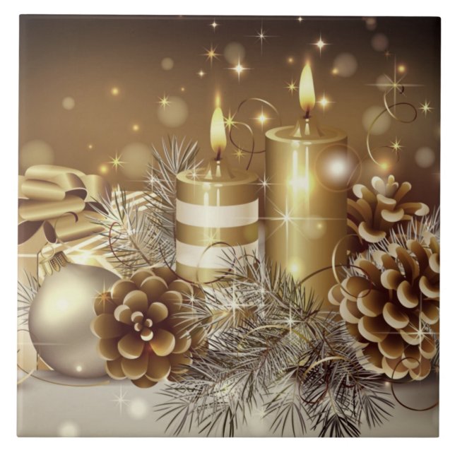 Jul Guld Kakelplatta (Framsidan)