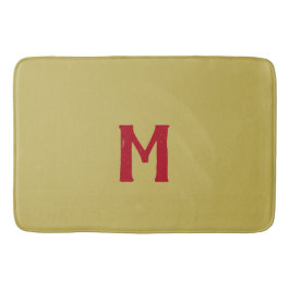 Jul Guld Red Monogram Badrumsmatta