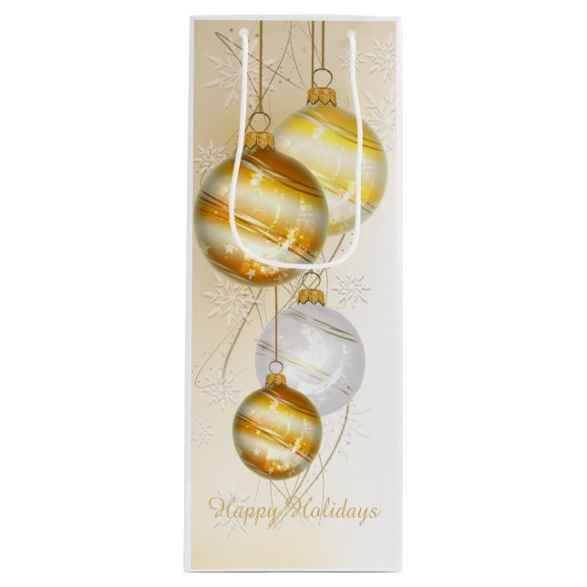 Jul Guld White Boll Ornaments (Framsidan)