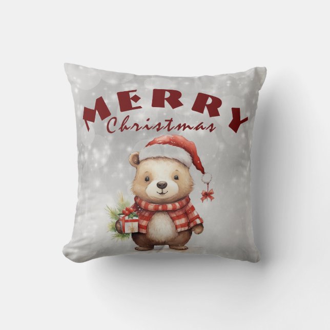 Jul hälsning kudde (Framsida)