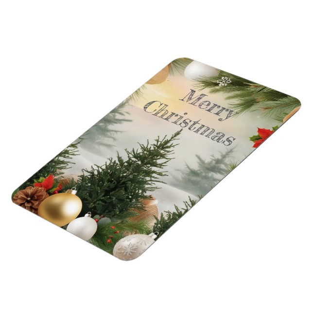 Jul hälsning magnet (Vänstra Sidan)