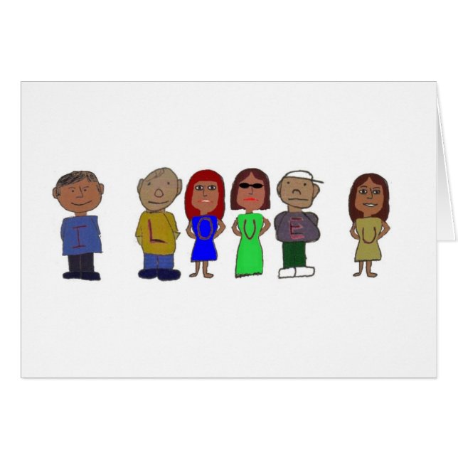 Jul Hälsningskort (Framsidan Horizontal)