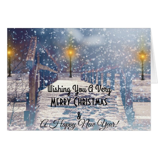 Jul Hälsningskort (Framsidan Horizontal)