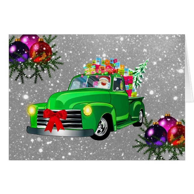 Jul Hälsningskort (Framsidan Horizontal)