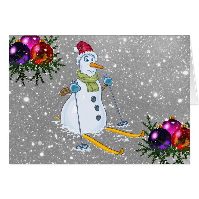 Jul Hälsningskort (Framsidan Horizontal)