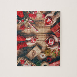 Jul Händer Jigszle Puzzle Pussel