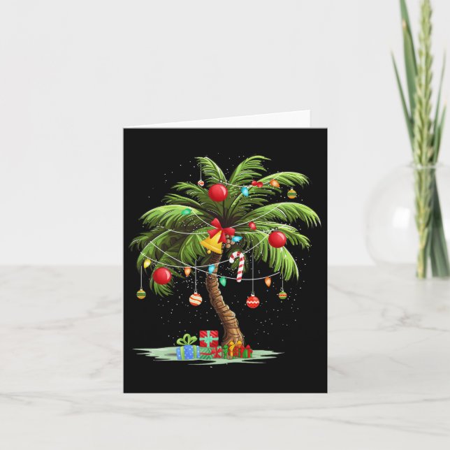 Jul Handflatan Light Hawaiian Tropical Julafton 3 Kort (Framsida)