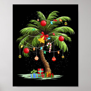 Jul Handflatan Light Hawaiian Tropical Julafton 3 Poster