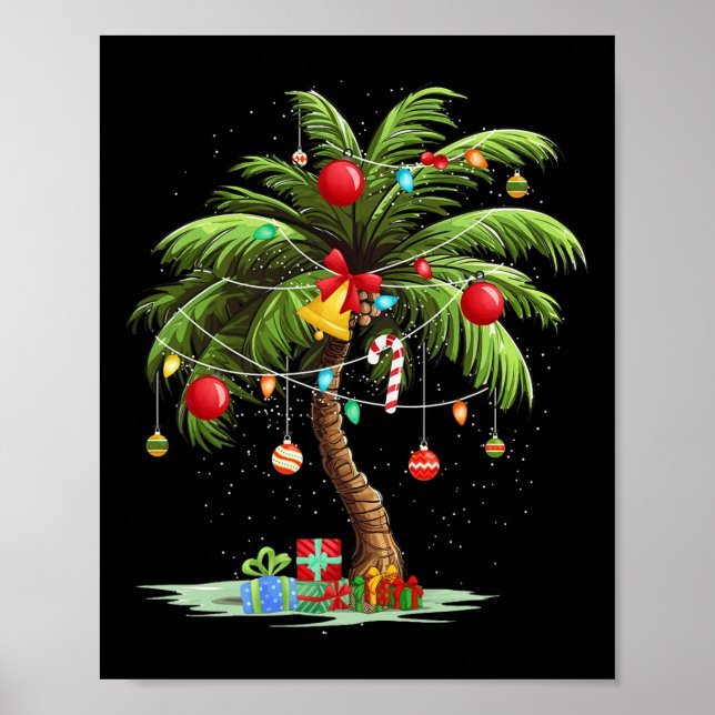 Jul Handflatan Light Hawaiian Tropical Julafton 3 Poster (Framsidan)