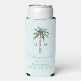 Jul Handflatan Träd | Beach Wedding Monogram