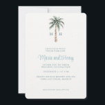 Jul Handflatan Träd | Beach Wedding Monogram Inbjudningar<br><div class="desc">Inbjudan dina vänner och din familj till ditt vinterbröllop med den vackra inbjudan till handflatan träd. Den här inbjudan har en vattenfärgsbild av handflatan träd med Juldekorationer. Färg används bland annat,  skifferblått,  grönt av skog,  elfenben och tan.</div>
