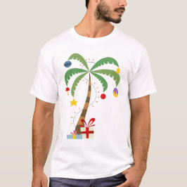 Jul Handflatan Träd Shirt Tee Shirt