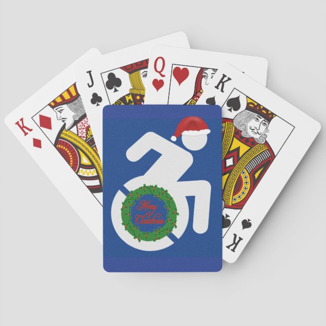 Jul handikappad casinokort (Baksidan)