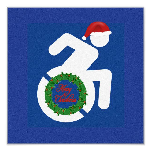 Jul handikappad fototryck (Framsidan)
