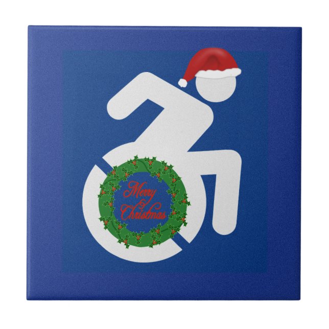 Jul handikappad kakelplatta (Framsidan)