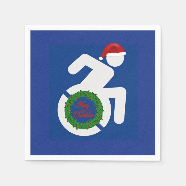 Jul handikappad pappersservett (Framsidan)