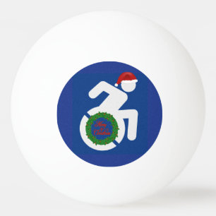 Jul handikappad pingisboll
