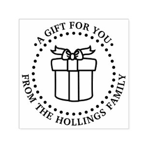Jul Hanukkah Födelsedagspresent För Dig #2 Självfärgande Stämpel