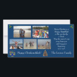 Jul-/Hanukkah-fotokort - Helgdag Julkort<br><div class="desc">Om din familj är som min familj firar du både Hanukkah och jul. I våra förbindelser,  tidigt,  myntade jag och make termen "Chrishanukkah" för att beskriva vårt gemensamma firande. Anpassa den med ditt namn och/eller Julhälsningar och bilder!</div>
