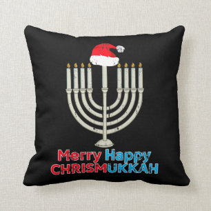Jul Hanukkah Jude Menorah Santa Julafton Kudde