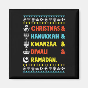 Jul Hanukkah Kwanzaa Diwali Ramadan Funny Ug Magnet