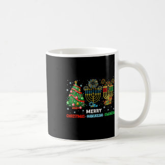 Jul Hanukkah Kwanzaa Glad helg Matching Kaffemugg