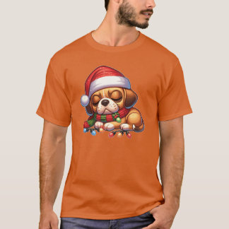 Jul Hat Jul Fairy Ljus Puggle T Shirt