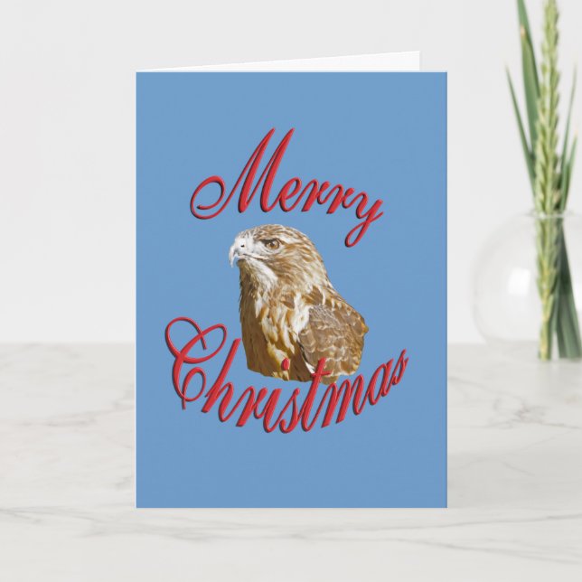 Jul Hawk Helgkort (Framsida)