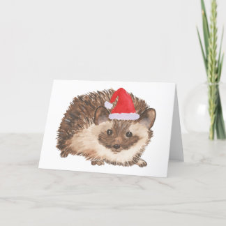 Jul Hedgehog-julkort Helgkort