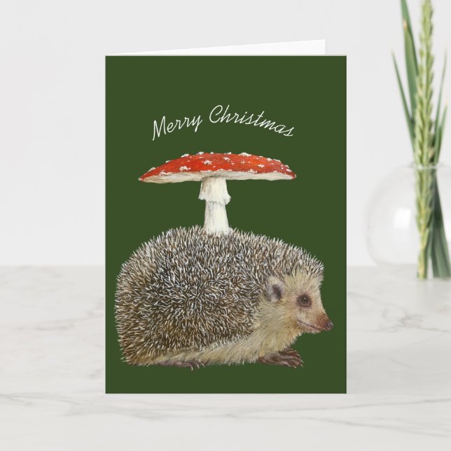 Jul Hedgehog-kort Kort (Framsida)