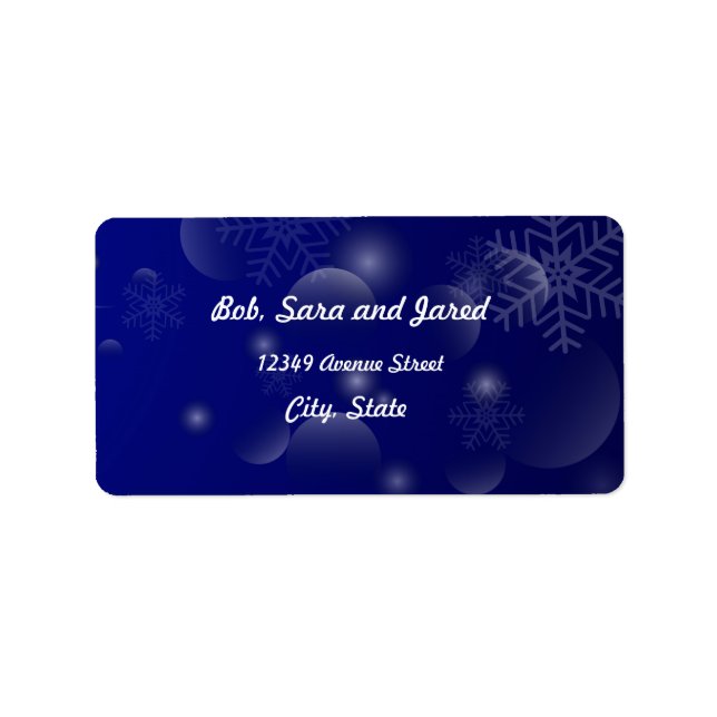 Jul Helgdag Adress Lable Adressetikett (Framsidan)