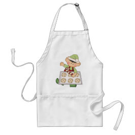 Jul Helgdag Baking Elf apron Förkläde