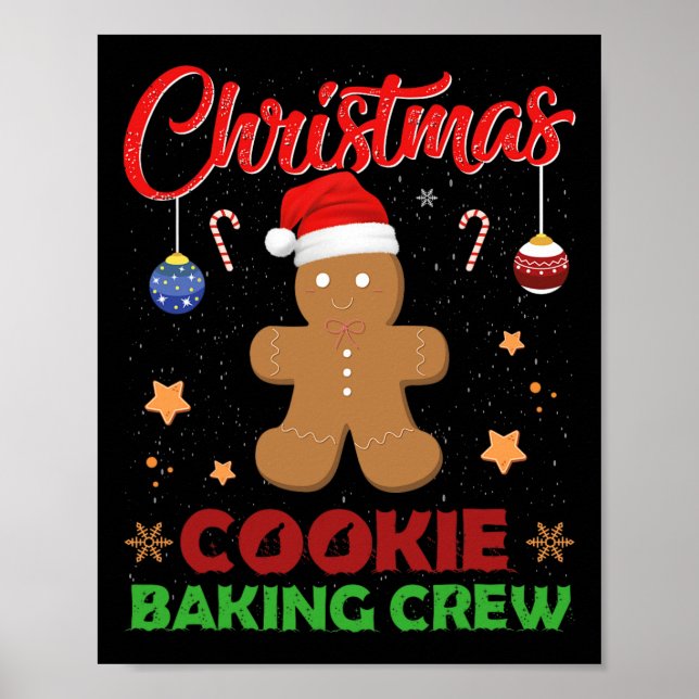 Jul Helgdag Baking Squad Novelty Grandma Coo Poster (Framsidan)