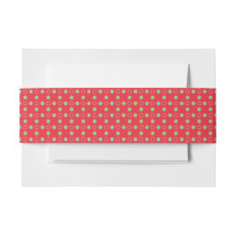 Jul Helgdag Charm Mönster 03 - Band För Inbjudningskort