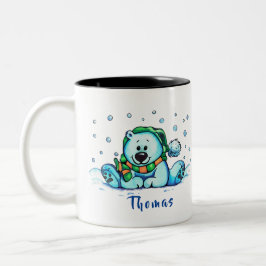 Jul Helgdag Cute Bear Winter Mugg