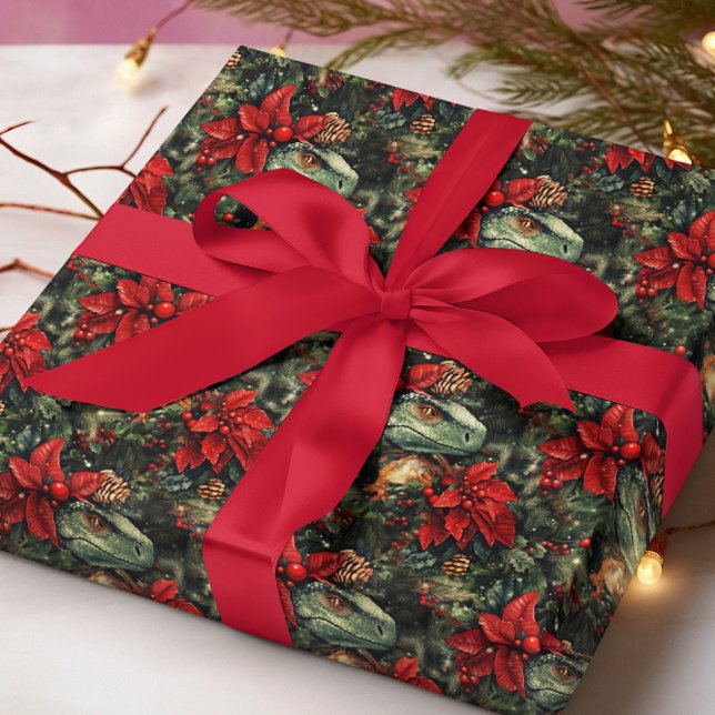 Jul Helgdag Dinosaur mönster Presentpapper (Skapare uppladdad)