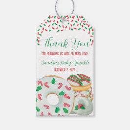 Jul, Helgdag Donut Sprinkles, Baby Sprinkle Presentetikett
