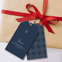 Jul Helgdag Elegant Peace Joy Kärlek Simple Presentetikett