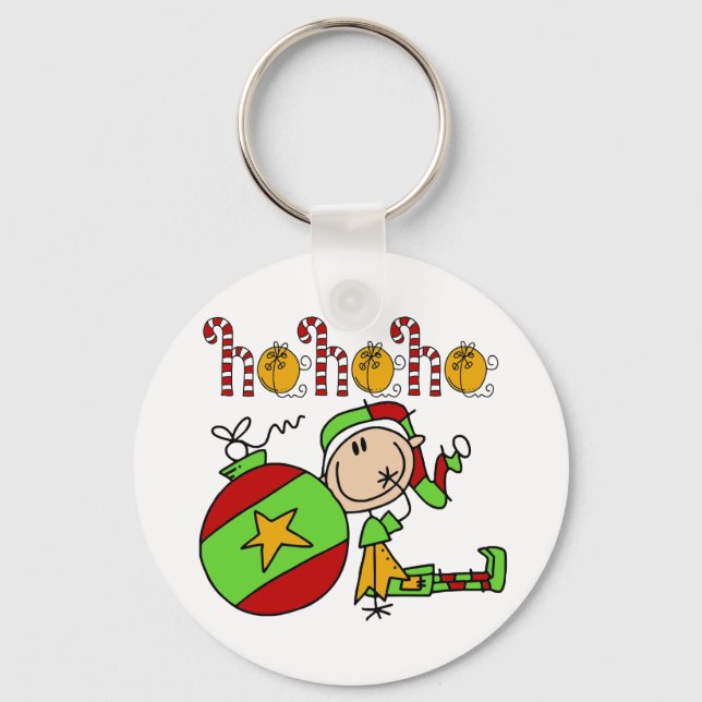 Jul Helgdag Elf Nyckelring (Framsida)