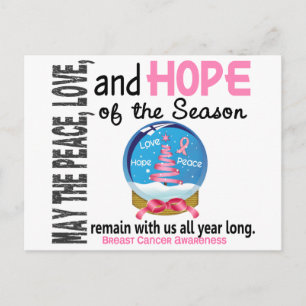 Jul Helgdag Globe 1 Breast Cancer Helg Vykort